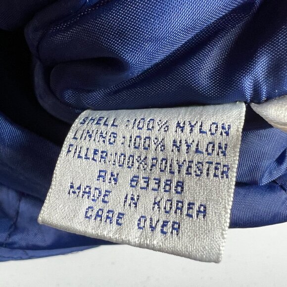 VTG 90s Pro Line NFL Dallas Cowboys Shark Tooth Jacket Extra Large Blue Full Zip - Picture 11 of 16